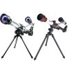 HD Astronomical Telescope Children Students Toys Gift Stargazing Monocular Teaching Aids for Science Experiment Simulate/Camping - Silver - China