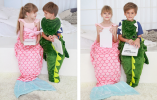 Cozy Animal Tail Blanket for Kids Soft and Comfortable Kids Sleeping Bag  - Style 1