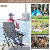 Portable Lumbar Back Camping Chairs for Outdoors - As pic show - Style B