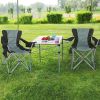 Portable Lumbar Back Camping Chairs for Outdoors - As pic show - Style A