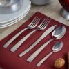 Elegant Western Utensils 20 Piece Flatware Utensil Set 4 In - Silver - knife and fork