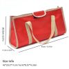 1pc Outdoor Camping Nail Storage Bag; Folding Tool Bag Portable Miscellaneous Storage Bag; Outdoor Camping Accessories - Red