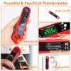 Digital Thermometer BBQ Meat Food Cooking Temperature Tester - Red