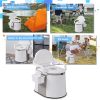 Outdoor Portable Toilet/Portable Travel Toilet for Camping /Hiking Toilet / /Fishing Toiletâ€¦/ - Off-White