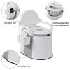 Outdoor Portable Toilet/Portable Travel Toilet for Camping /Hiking Toilet / /Fishing Toiletâ€¦/ - Off-White