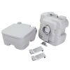 5.3 Gallon 20L Flush Outdoor Indoor Travel Camping Portable Toilet for Car;  Boat;  Caravan;  Campsite;  Hospital - Gray