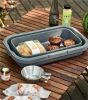 Outdoor Camping Folding Storage Boxes Picnic Waterproof Picnic Baskets - grey