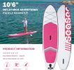 Inflatable Stand Up Paddle Board for Adults & Youth;  Blow Up Paddleboards with SUP Accessories; Yoga Board;  iSUP Board;  Double Action Pump - 10'6"