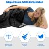 Traving Camping Portable Duble Person Waterproof Sleeping Bag W/ 2 Pillows - Black - Sleeping Pad