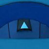 Camping Tent 4 Persons Navy Blue/Light Blue - Blue