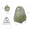 Pop Up Tent Instant Portable Shower Tent Outdoor Privacy Toilet & Changing Room - as picture