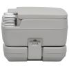 Portable Camping Toilet Gray 2.6+2.6 gal - Grey