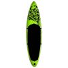 Inflatable Stand Up Paddleboard Set 126"x29.9"x5.9" Green - Green