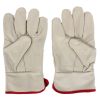 5 Pairs Random Color PU Leather Thicken Work Gloves Protective Working Gloves - Default