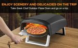 Gas Pizza Oven, Pizza Ovens for Outside Propane, Portable - Black