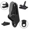 Outdoor tent clip canopy fixed windproof buckle crocodile mouth canopy tent plastic clip buckle - Black